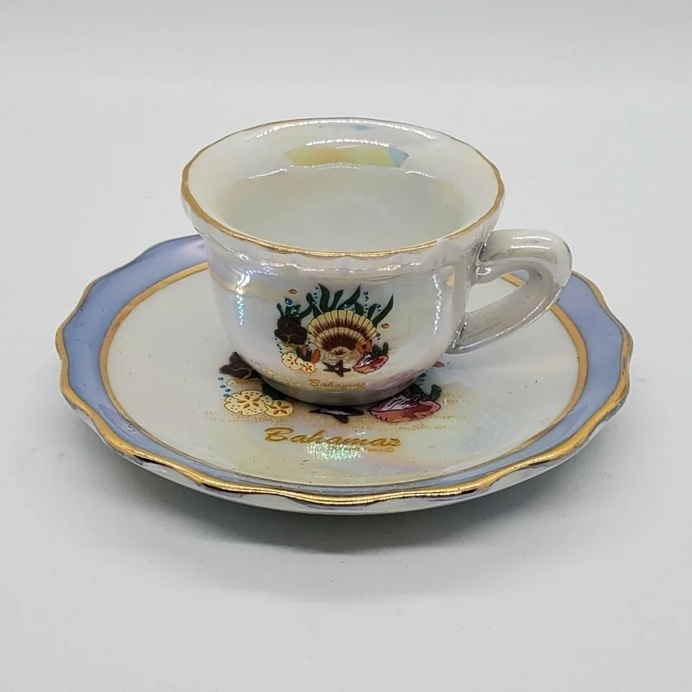Bahamas Porcelain Mini Tea Cup & saucer